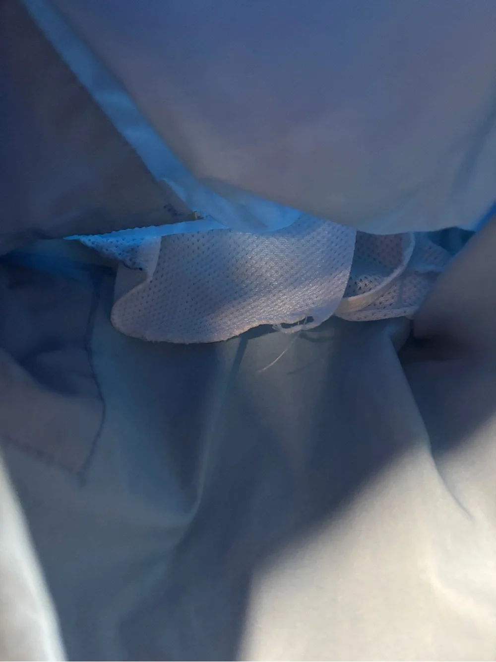 Kids Light Blue Swim Trunks with White Trim